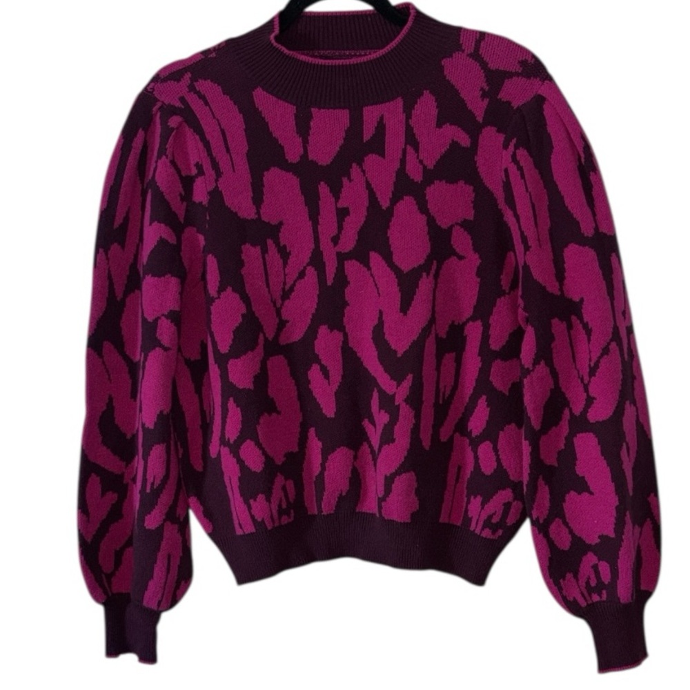 Who What Wear -Crew Neck Sweater, P2P:21”, L:24”, “Wine Tasting” - Picture 5 of 11
